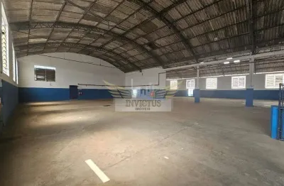 Galpão comercial/industrial para alugar, 2.200m² - casa grande, diadema/sp.