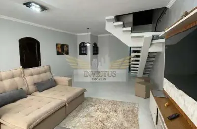 Sobrado com 3 quartos para comprar, 263m² - jardim rina, santo andré/sp.