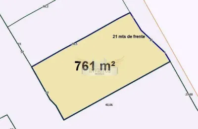 Terreno comercial/residencial para comprar, 761m² - bairro jardim, santo andré/sp.