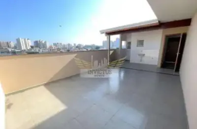 Cobertura sem condomínio com 2 quartos para comprar, 104m² - jardim ocara, santo andré/sp.