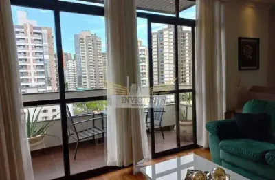 Apartamento com 3 quartos no edifício ville des servres para alugar, 168m² - bairro jardim, santo andré/sp.