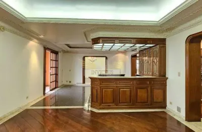 Apartamento com 4 suítes no condomínio cristal pallace para alugar, 465m² - vila bastos, santo andré/sp.