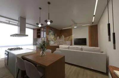 Apartamento com 2 quartos no residencial maluhia para comprar, 59m² - utinga, santo andré/sp.