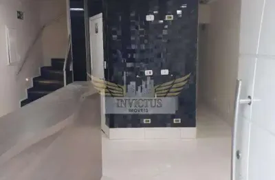 Sobrado comercial com 7 salas para alugar, 140m² - campestre, santo andré/sp.