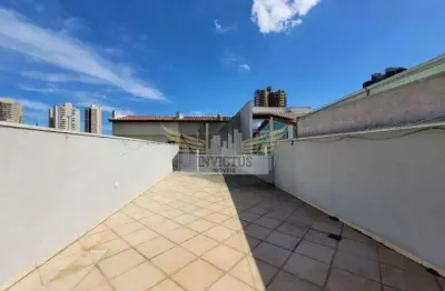 Cobertura sem condomínio com 2 quartos para alugar, 120m² - vila guiomar, santo andré/sp.