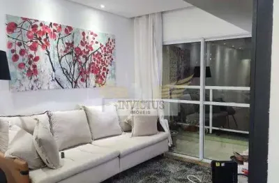 Apartamento com 3 quartos no residencial portinari para alugar mobiliado , 106m² - vila guiomar, santo andré/sp.
