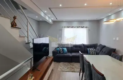 Sobrado com 2 suítes para comprar, 122m² - parque novo oratório, santo andré/sp.