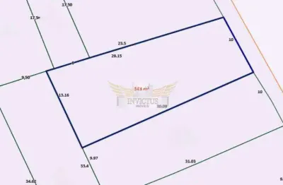 Terreno comercial para comprar, 343m² - parque industriário, santo andré/sp.