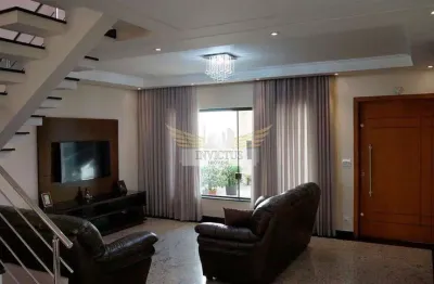 Sobrado com 3 suítes para comprar, 247m² - vila assunção, santo andré/sp.