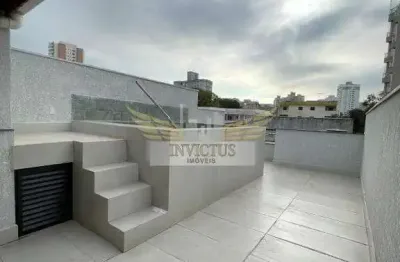 Cobertura sem condomínio com 3 quartos para comprar, 140m² - jardim bela vista, santo andré/sp.