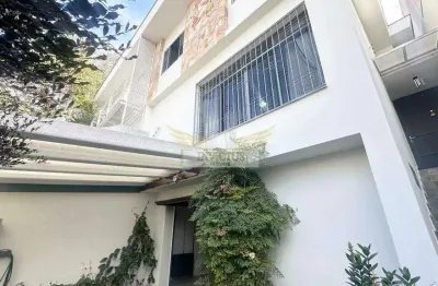 Sobrado com 4 quartos para comprar, 189m² - bairro jardim, santo andré/sp.