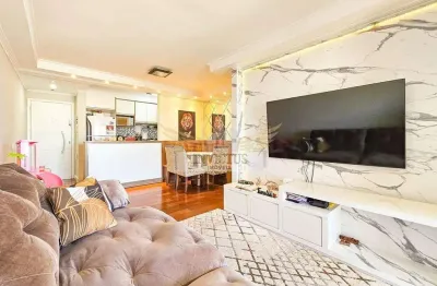 Apartamento com 3 quartos rico em armários no condomínio praça jardim para comprar, 94m² - vila valparaíso, santo andré/sp.