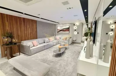 Apartamento com 3 quartos no condomínio new garden family resort para comprar, 191m² - campestre, santo andré/sp.