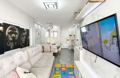 Apartamento com 3 quartos no condomínio cidade viva para comprar, 70m² - bairro jardim, santo andré/sp.