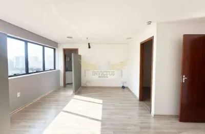Sala no edifício comercial azimut para alugar, 45m² - centro de santo andré/sp.