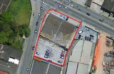Galpão comercial de esquina para alugar, 1.200m² - jardim maringá, mauá/sp.