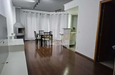 Apartamento duplex semi mobiliado no condomínio elihom para comprar, 104m² - bairro jardim, santo andré/sp.