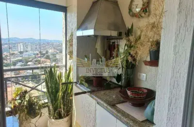 Apartamento mobiliado com 3 quartos no condomínio residencial acácia para comprar, 82m² - vila assunção, santo andré/sp.