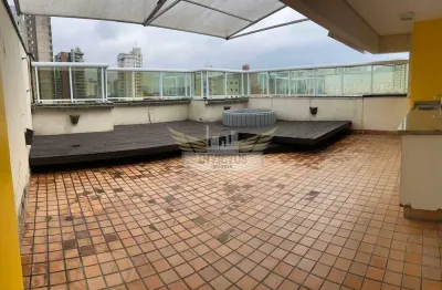 Cobertura com 3 suítes no condomínio dalga para comprar, 244m² - bairro jardim, santo andré/sp.