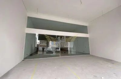 Salão comercial novo para alugar, 270m² - vila humaíta, santo andré/sp.