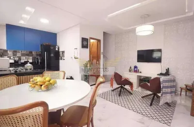 Sobrado com 3 suíte para comprar, 124m² - campestre, santo andré/sp.