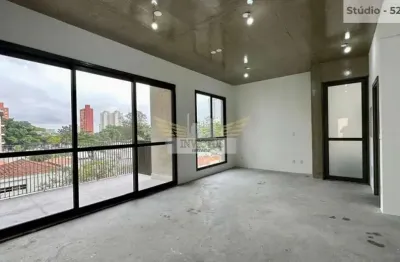 Apartamento/studio no edifício perriand para comprar, 52m² - bairro jardim, santo andré/sp.