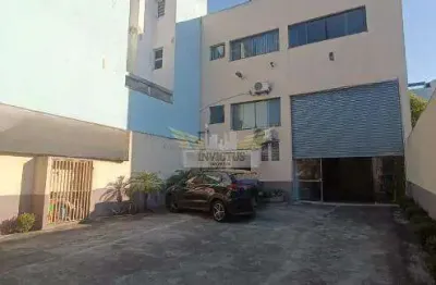 Galpão comercial para alugar, 335m² de área útil - campestre, santo andré/sp.