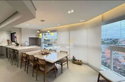 Apartamento com 3 suítes com excelente custo beneficio de condomínio e lazer completo, no bairro jardim em santo andré!