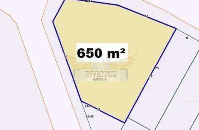 Terreno comercial de esquina para comprar, 650m² - jardim bela vista, santo andré/sp.