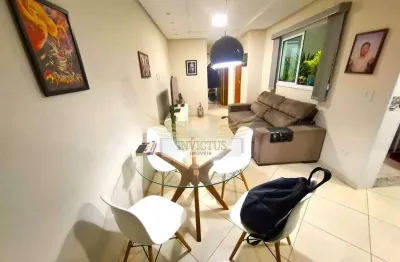 Apartamento sem condomínio com 2 quartos, porteira fechada para comprar, 60m² - vila alzira, santo andré/sp.