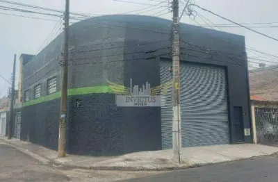 Galpão comercial para alugar, 146m² - vila palmares, santo andré/sp.