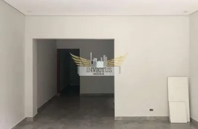 Sobrado com 3 salas para alugar, 101m²- bairro jardim, santo andré/sp.