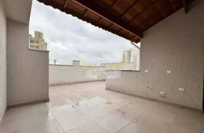 Cobertura com 2 quartos para comprar, 114m² - vila valparaíso, santo andré/sp.