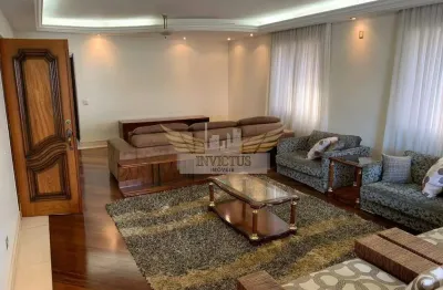 Apartamento com 4 quartos no edifício saint moritz, 309m² - bairro jardim, santo andré/sp.