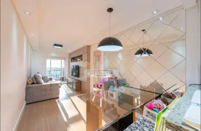 Apartamento com 3 quartos no condomínio residencial vivere para comprar, 84m² - vila valparaíso, santo andré/sp.