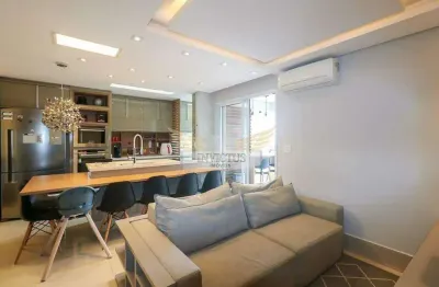 Apartamento mobiliado com 2 suítes para comprar, 72m² - santa paula, são caetano do sul/sp.
