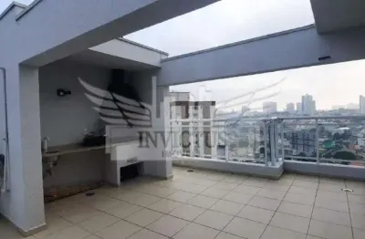 Cobertura com 2 quartos no condomínio naturalle para alugar, 80m² - vila pires, santo andré/sp.