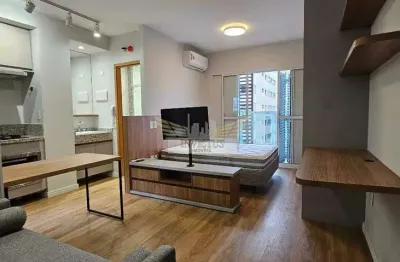 Studio no residencial rei davi para alugar, 30m² - bairro jardim, santo andré/sp.