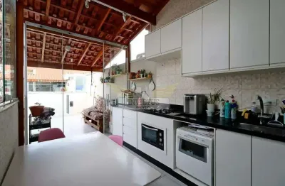 Cobertura sem condomínio com 2 quartos para alugar, 110m² - santa terezinha, santo andré/sp.