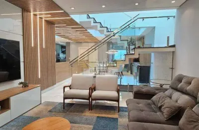 Sobrado com 3 suítes para comprar, 289m² - vila alpina, santo andré/sp.