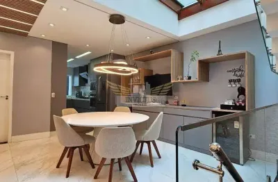 Sobrado com 3 suítes para comprar, 289m² - vila alpina, santo andré/sp.