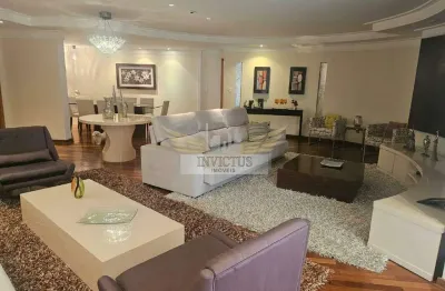Apartamento mobiliado com 3 suítes no condomínio toulouse lautrec para alugar, 216m² - vila bastos, santo andré/sp.