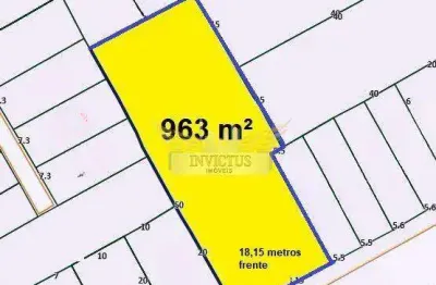 Terreno residencial/comercial para comprar, 963m² - bairro jardim, santo andré/sp.