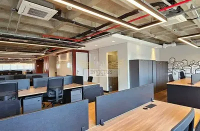 Laje comercial mobiliada no edifício serafina corporate à venda, 246m² - bairro jardim, santo andré/sp.