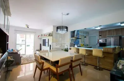 Apartamento com 3 suítes no condomínio les cayes para comprar, 134m² - jardim bela vista, santo andré/sp.