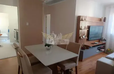 Apartamento com 2 dormitórios no condomínio atlantico sul para comprar, 53m² – jardim santo andré, santo andré/sp.