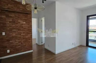 Apartamento com 2 quartos no condomínio edifício corte real para alugar, 59m² - parque das nações, santo andré/sp.