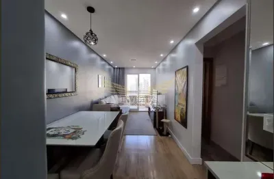 Apartamento com 2 quartos no condomínio way para comprar, 58m² - parque das nações, santo andré/sp.