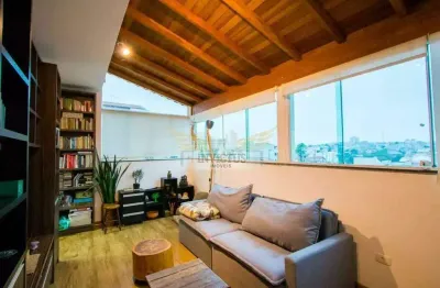 Cobertura sem condomínio com 2 quartos para comprar, 98m² - vila helena, santo andré/sp.
