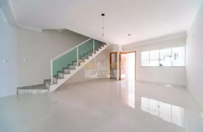 Sobrado com 3 suítes para comprar, 190m² - vila scarpelli, santo andré/sp.